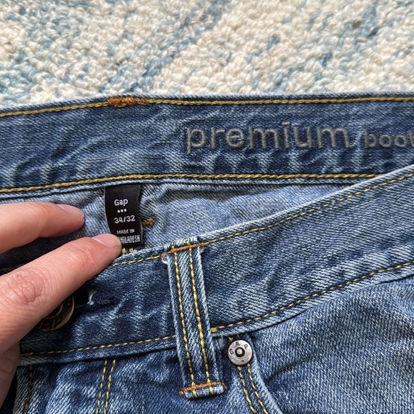 Vintage 90s gap denim premium boot cut 34 x 32” - Picture 2 of 5